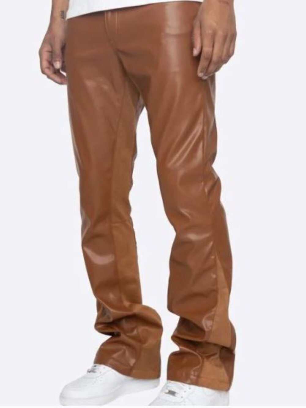 Flare Leather Pants